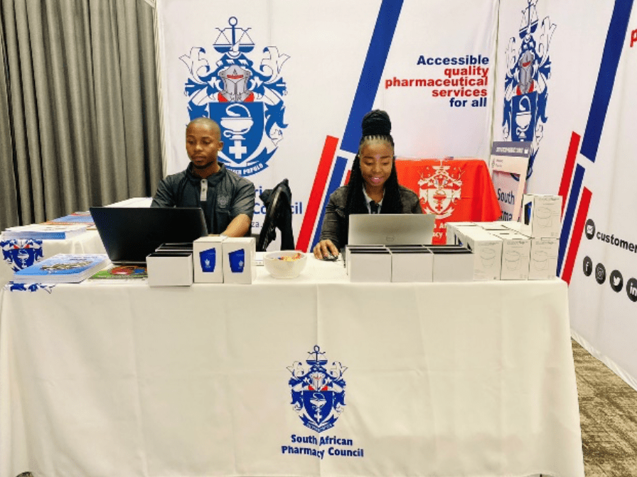 SAPC team members at an industry conference
