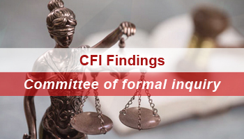 Committee of Formal Inquiry metes out sentences to pharmacists found guilty of unprofessional conduct