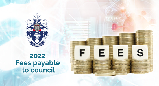 2022 Fees payable to council – In the spirit of solidarity with the profession, Council declares a below-inflation annual fee adjustment for 2022